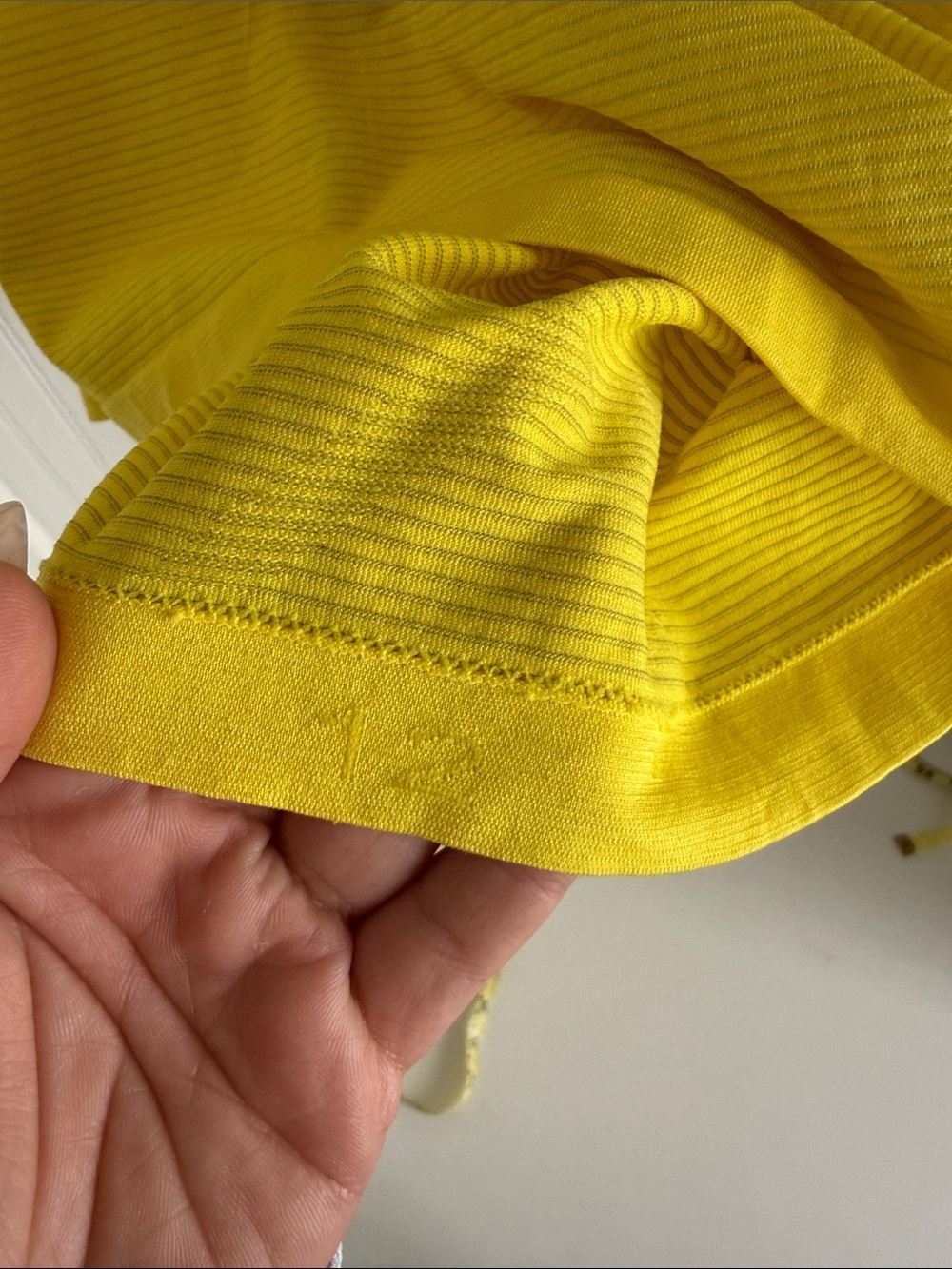 Lululemon Swiftly Tech Racerback Tank Top 2.0 *Race Length Sonic Yellow - Picture 3 of 4